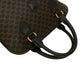 CELINE Shoulder Bag Leather, PVC black Macadam Blason logo Pattern Women Used Authentic