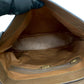 FENDI Tote Bag leather Brown FF logo Women Used Authentic