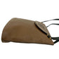 FENDI Tote Bag leather Brown FF logo Women Used Authentic