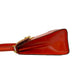 CELINE Shoulder Bag leather Orange logo ring Metal Women Used Authentic