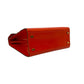 CELINE Shoulder Bag leather Orange logo ring Metal Women Used Authentic