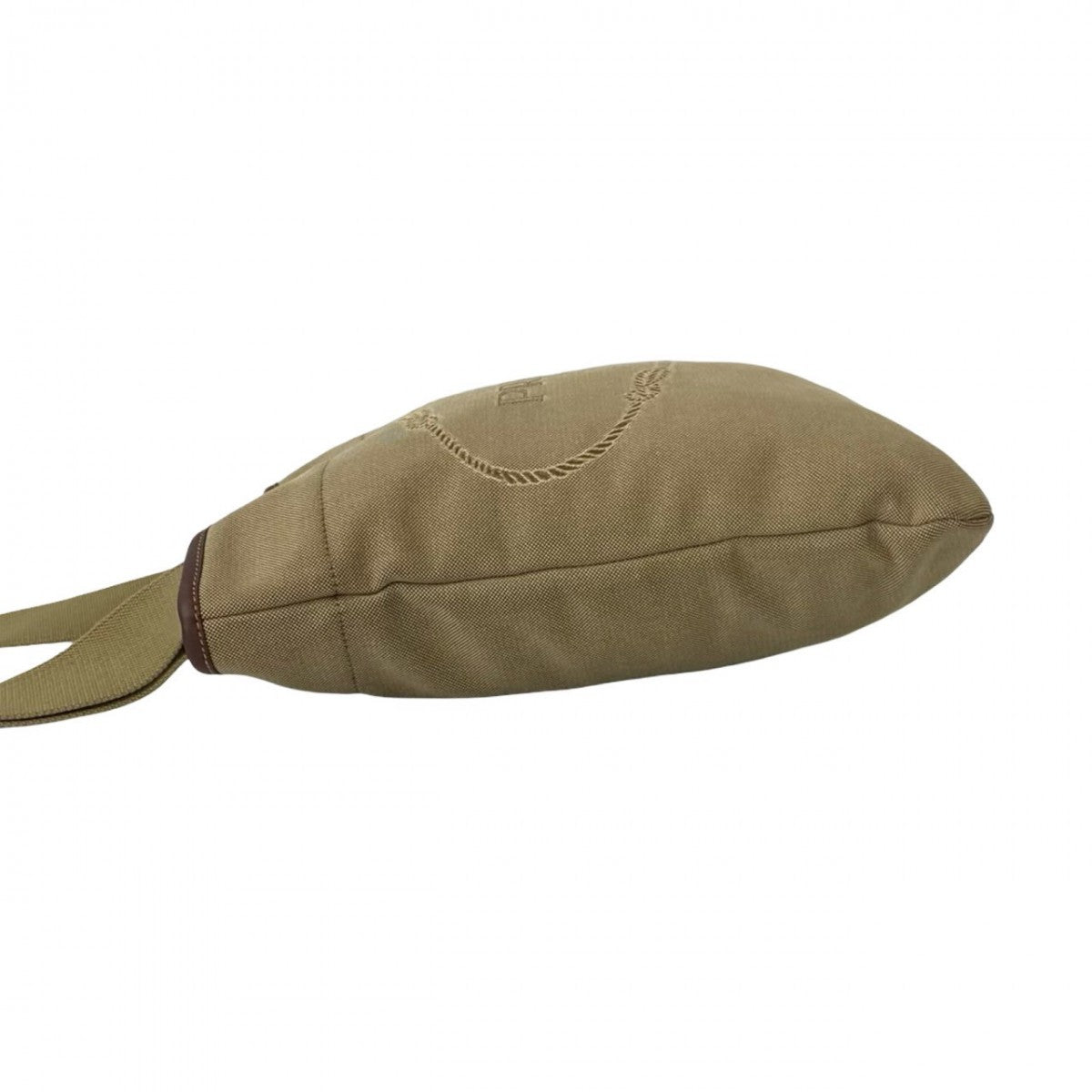PRADA Shoulder Bag canvas beige