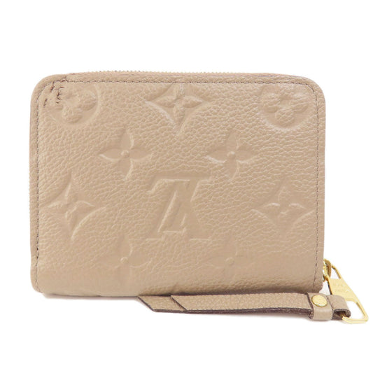 LOUIS VUITTON Coin case M68696 Ann Platt beige Zippy Coin Purse Tourterelle Women Used Authentic