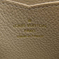 LOUIS VUITTON Coin case M68696 Ann Platt beige Zippy Coin Purse Tourterelle Women Used Authentic
