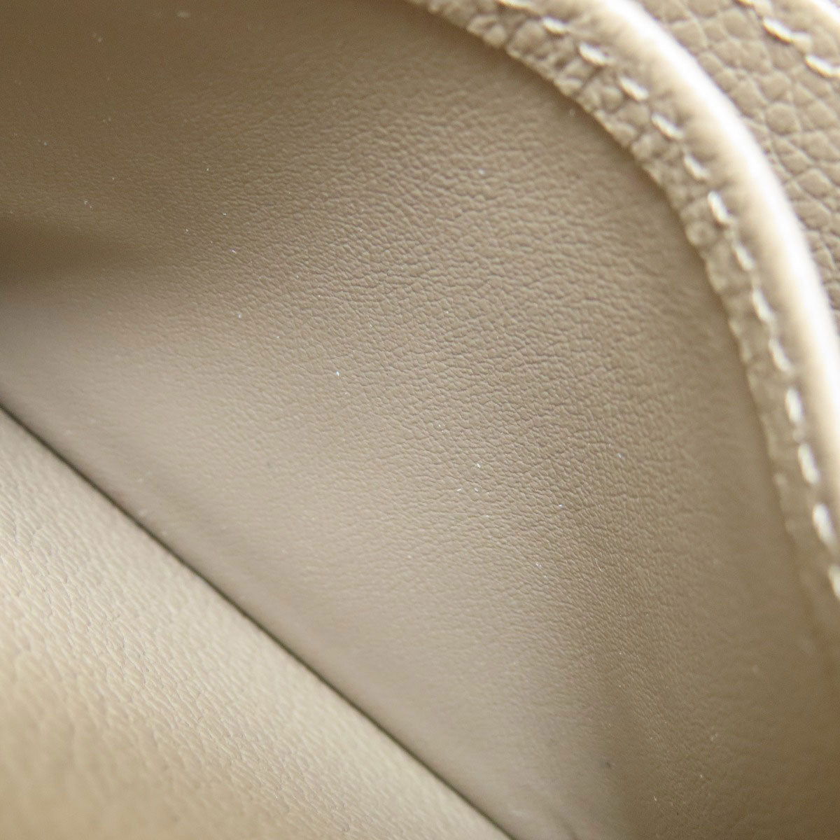 LOUIS VUITTON Coin case M68696 Ann Platt beige Zippy Coin Purse Tourterelle Women Used Authentic