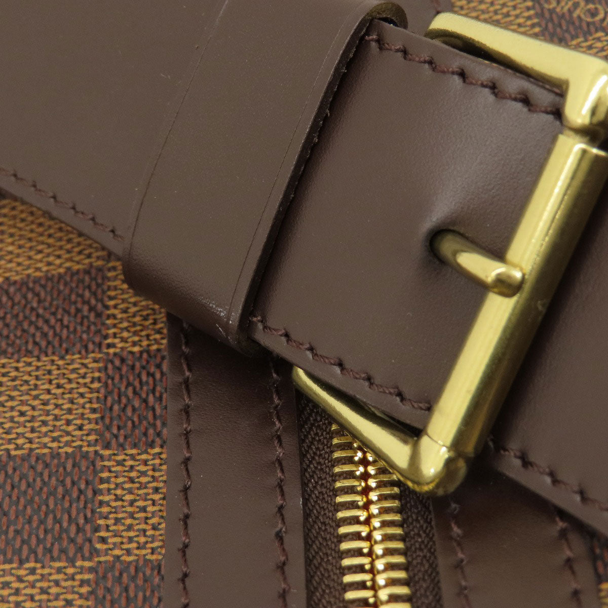 LOUIS VUITTON Shoulder Bag N45258 Damier canvas Brown Bastille Damier Ebene Women Used Authentic