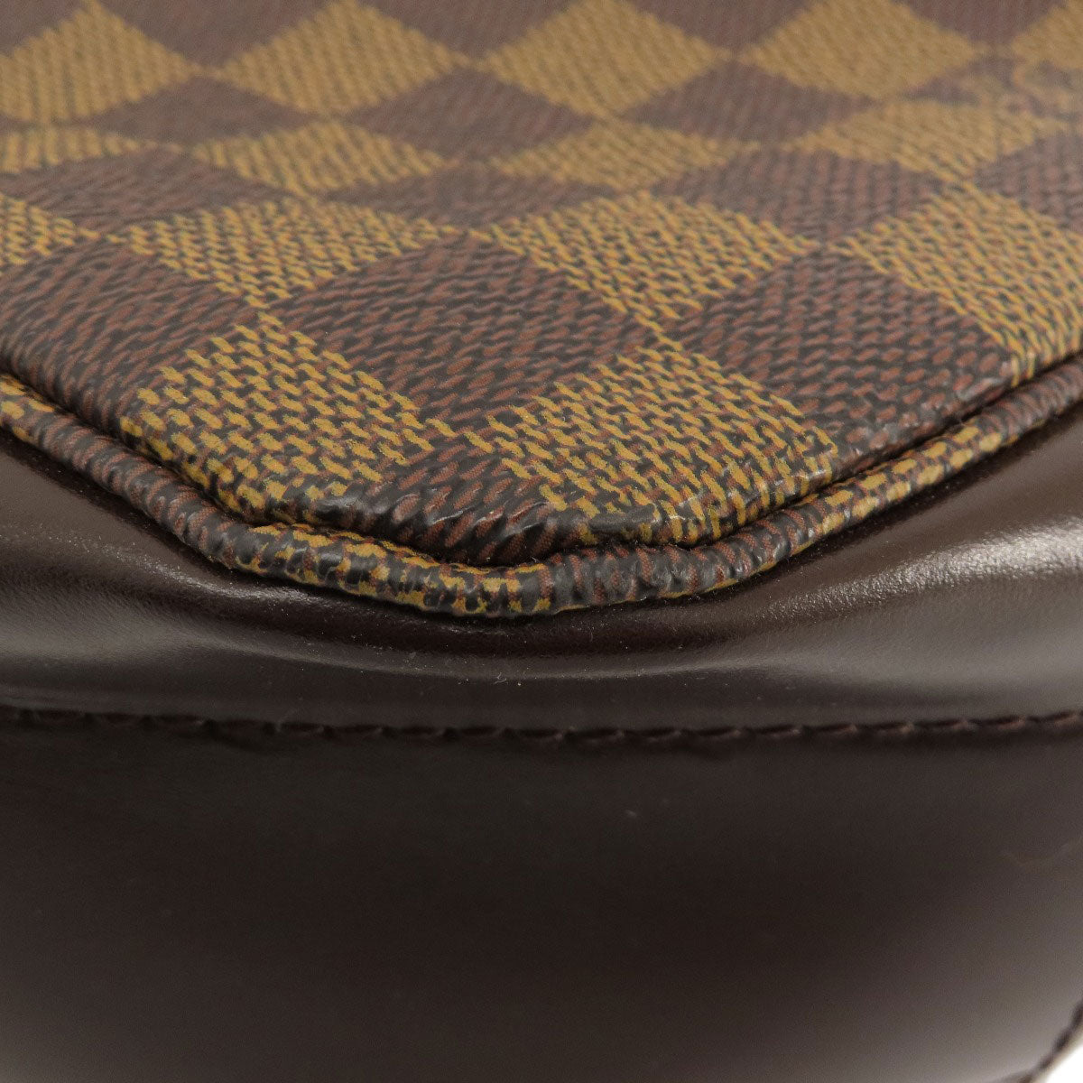 LOUIS VUITTON Shoulder Bag N45258 Damier canvas Brown Bastille Damier Ebene Women Used Authentic