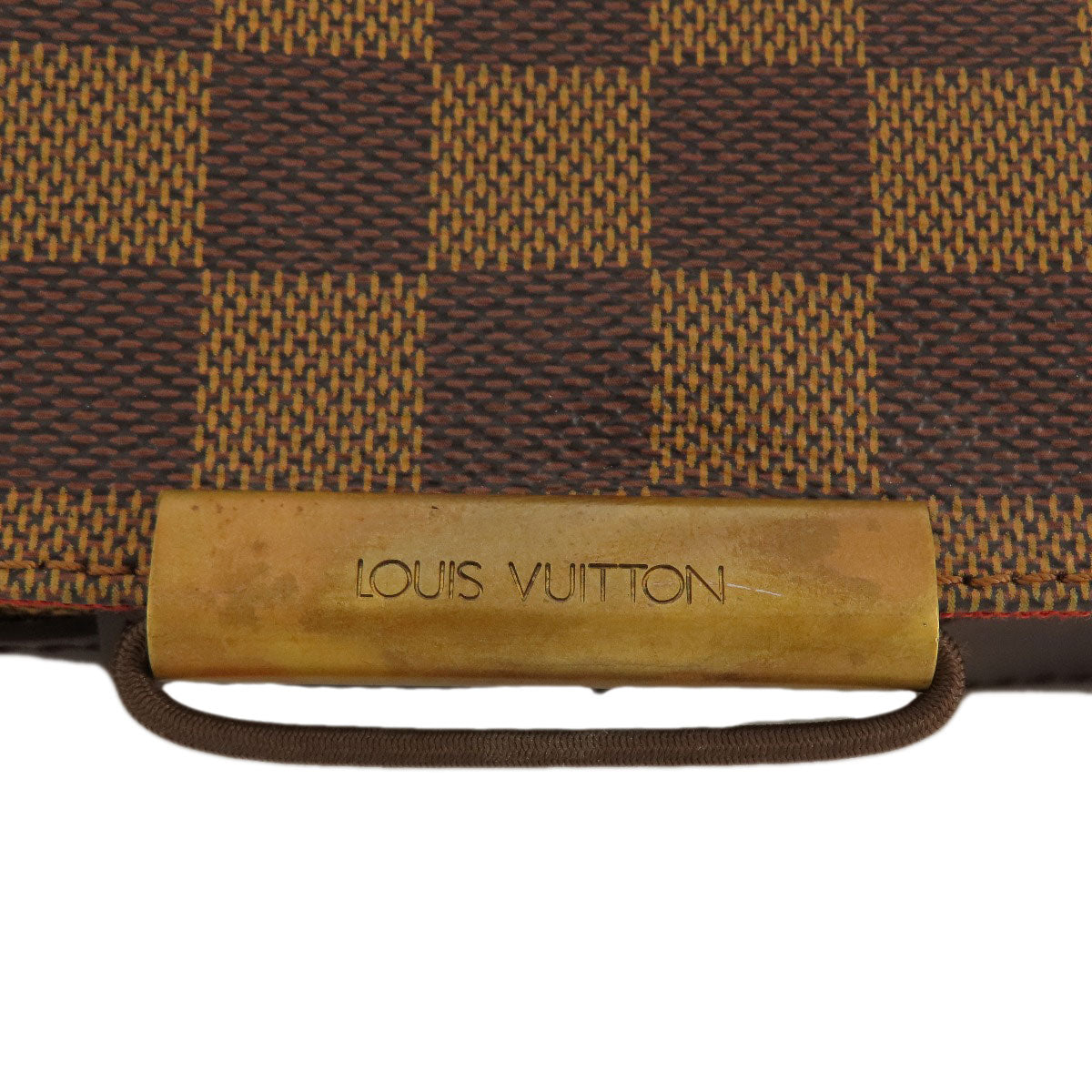 LOUIS VUITTON Shoulder Bag N45258 Damier canvas Brown Bastille Damier Ebene Women Used Authentic