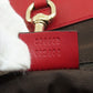 GUCCI Tote Bag 336660 leather Red outlet Women Used Authentic