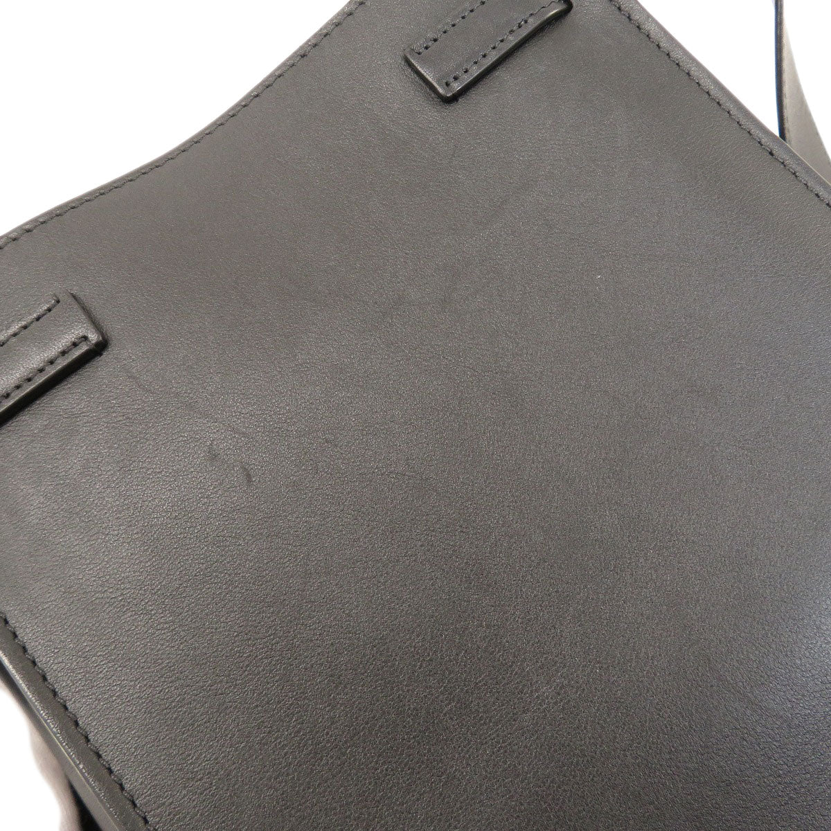 CELINE Shoulder Bag Calfskin black Big Bag Bucket Women Used Authentic
