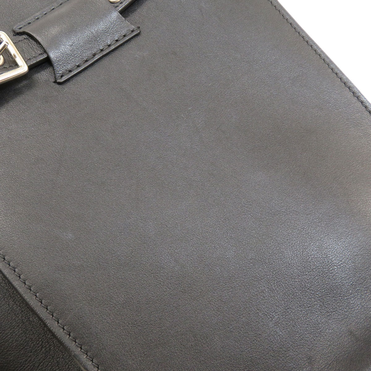 CELINE Shoulder Bag Calfskin black Big Bag Bucket Women Used Authentic