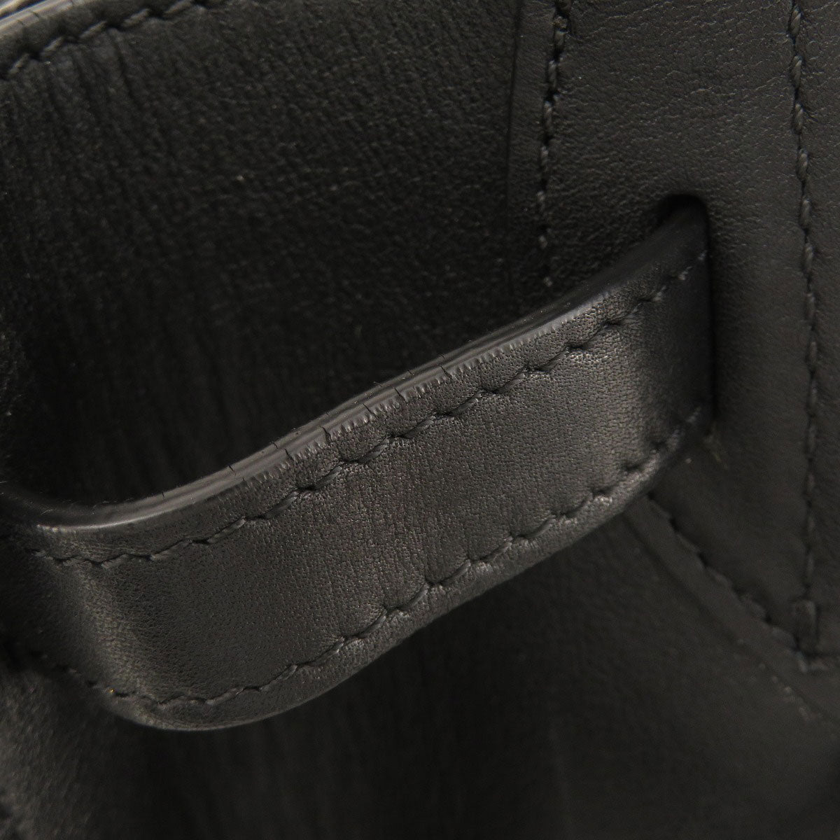 CELINE Shoulder Bag Calfskin black Big Bag Bucket Women Used Authentic