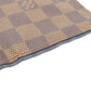 LOUIS VUITTON Long Wallet Purse N63153 Damier canvas Brown Portefeuille Brazza Former Women Used Authentic