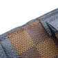 LOUIS VUITTON Long Wallet Purse N63153 Damier canvas Brown Portefeuille Brazza Former Women Used Authentic