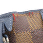 LOUIS VUITTON Long Wallet Purse N63153 Damier canvas Brown Portefeuille Brazza Former Women Used Authentic