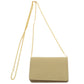 BURBERRY Coin case Calfskin beige Coin Chain Wallet Women Used Authentic