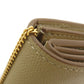 BURBERRY Coin case Calfskin beige Coin Chain Wallet Women Used Authentic