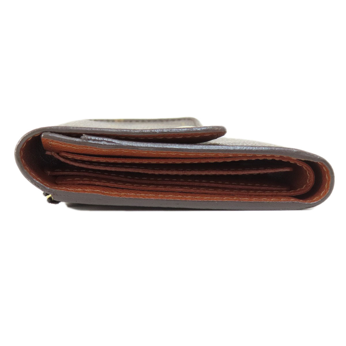 LOUIS VUITTON Bifold Wallet M60402 Monogram canvas Brown Portefeuille Anais Women Used Authentic