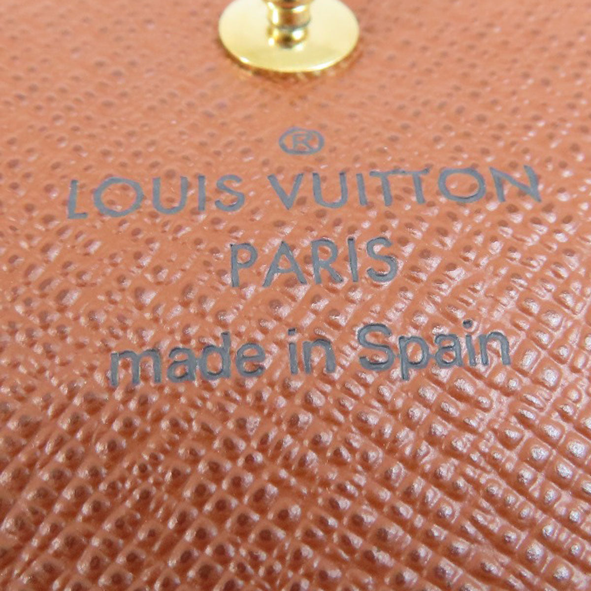 LOUIS VUITTON Bifold Wallet M60402 Monogram canvas Brown Portefeuille Anais Women Used Authentic