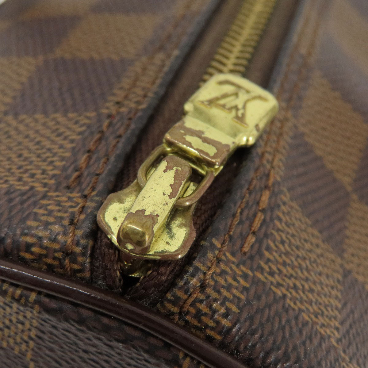 LOUIS VUITTON Handbag N51303 Damier canvas Brown Papillon 30 Damier Ebene Women Used Authentic