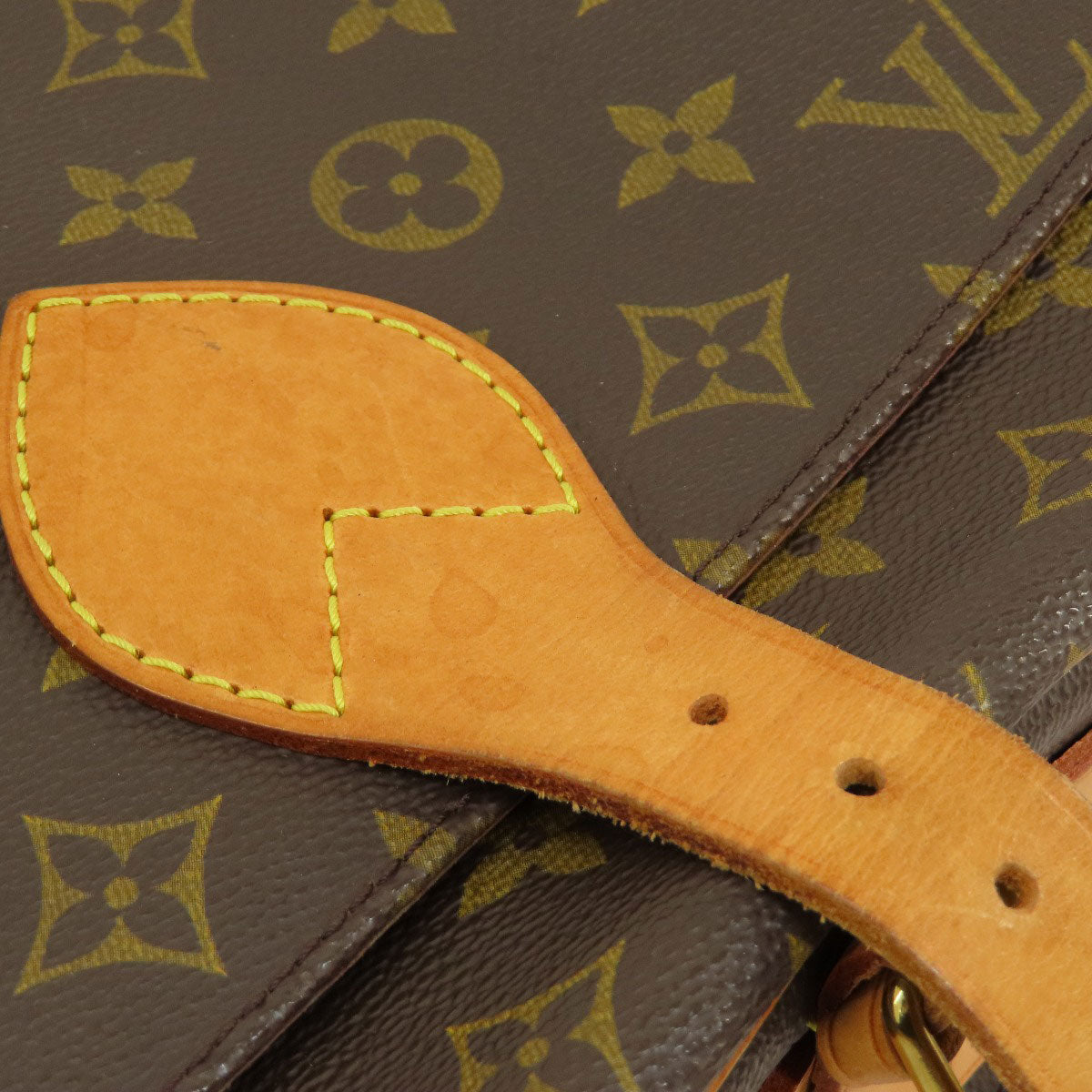 LOUIS VUITTON Shoulder Bag M51252 Monogram canvas Brown Cartouchiere monogram Women Used Authentic