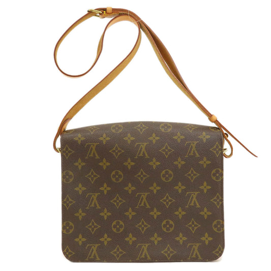 LOUIS VUITTON Shoulder Bag M51252 Monogram canvas Brown Cartouchiere monogram Women Used Authentic
