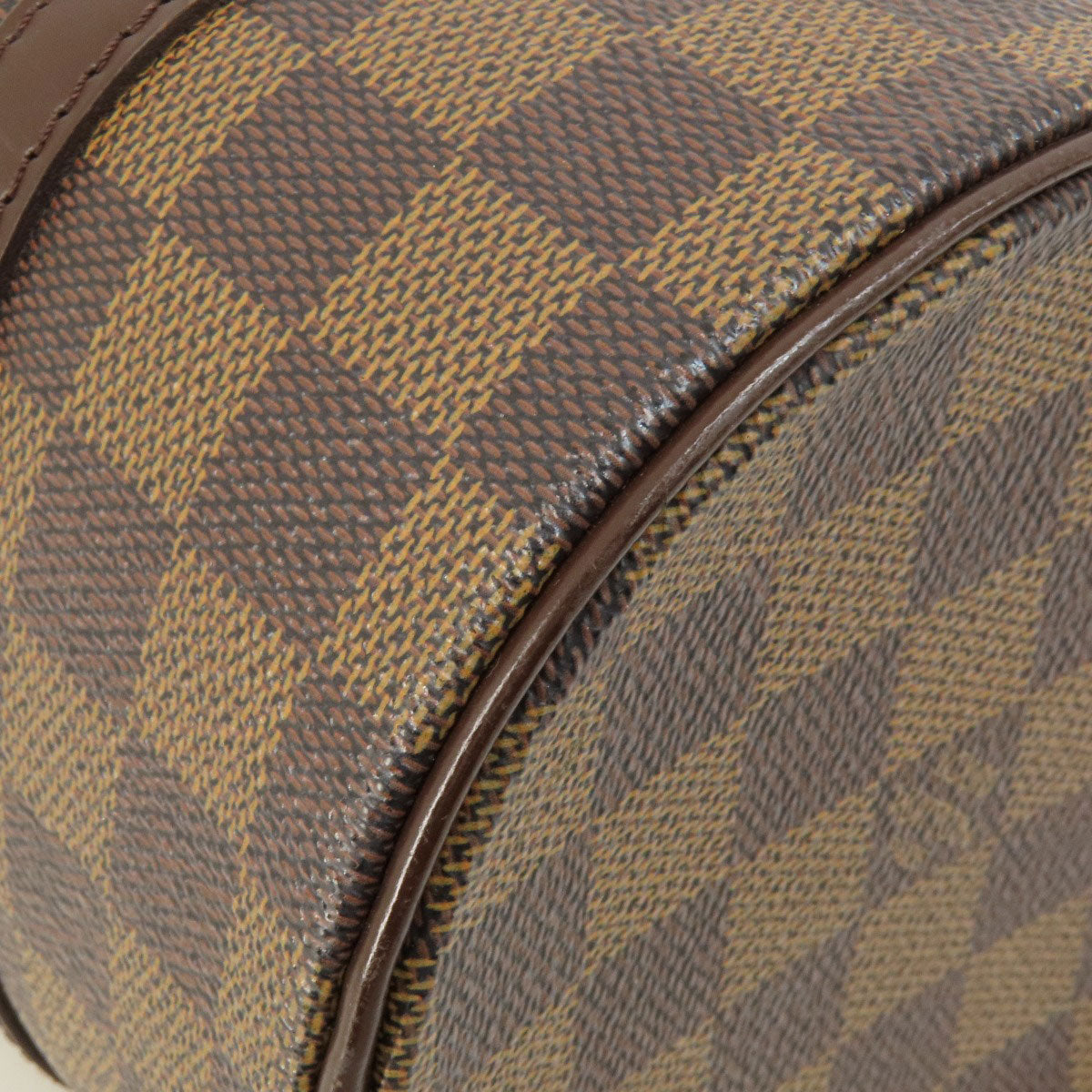 LOUIS VUITTON Handbag N51304 Damier canvas Brown Papillon 26 Damier Ebene Women Used Authentic