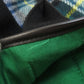 BALENCIAGA Handbag 339933 wool green Navy Cabas Check Pattern Women Used Authentic