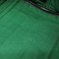 BALENCIAGA Tote Bag 339933 wool green Navy Cabas Check Pattern Women Used Authentic