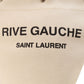 SAINT LAURENT Handbag canvas beige Bucket bag Women Used Authentic