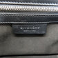 Givenchy Handbag leather black logoMetal 2WAY Women Used Authentic