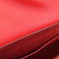 Givenchy Shoulder Bag leather Red logo Women Used Authentic