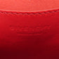 Givenchy Shoulder Bag leather Red logo Women Used Authentic