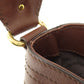 CELINE Handbag Tweed, Leather Red logoMetal Tweed Women Used Authentic