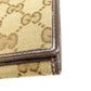 GUCCI Long Wallet Purse 212089 canvas Brown GG Women Used Authentic