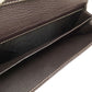 GUCCI Long Wallet Purse 212089 canvas Brown GG Women Used Authentic