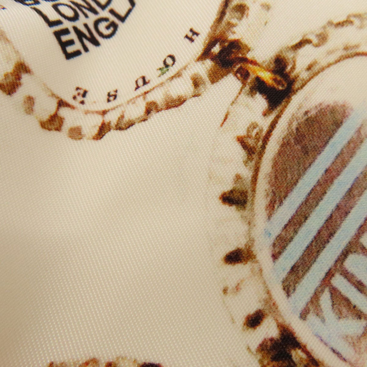 BURBERRY Tote Bag Nylon white Bottle Cap Print