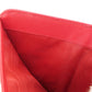 PRADA Bifold Wallet 1M0522 silk Red logoMetal Women Used Authentic