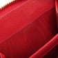 PRADA Bifold Wallet 1M0522 silk Red logoMetal Women Used Authentic