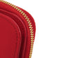PRADA Bifold Wallet 1M0522 silk Red logoMetal Women Used Authentic