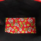 BALENCIAGA Handbag 329933 canvas Red Navy Cabas Flower Motif Women Used Authentic