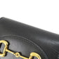 GUCCI Bifold Wallet 621887 leather black Horsebit Women Used Authentic