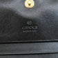 GUCCI Bifold Wallet 621887 leather black Horsebit Women Used Authentic