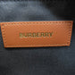 BURBERRY Handbag PVC Brown B logo total pattern Women Used Authentic