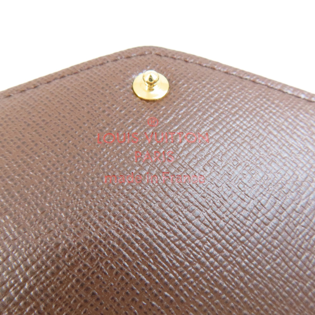 LOUIS VUITTON Long Wallet Purse N63209 Damier canvas Brown Portefeuille Sara