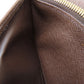 LOUIS VUITTON Long Wallet Purse N60017 Damier canvas Brown Portefeuille�EBrazza Former mens Used Authentic