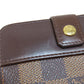 LOUIS VUITTON Bifold Wallet M61668 Damier canvas Brown Compact zip