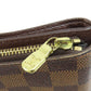 LOUIS VUITTON Bifold Wallet M61668 Damier canvas Brown Compact zip
