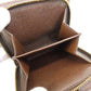 LOUIS VUITTON Bifold Wallet M61668 Damier canvas Brown Compact zip