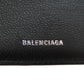 BALENCIAGA Bifold Wallet 779971 leather black BB mens Used Authentic